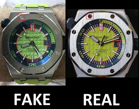 fake watch vs real